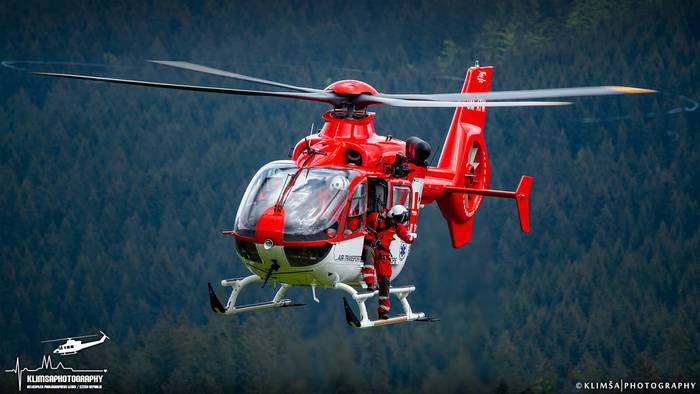 Vrtulník Eurocopter EC135 T2 společnosti Air - Transport Europe