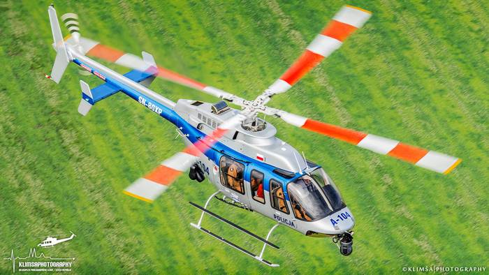 Hubschrauber Bell 407 GXi der polnischen Polizei